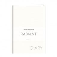 Ежедневник А5 н/дат Listoff "Radiant. Белый" тв.обл., иск.кожа ЕКР52215207