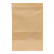 Пакеты на молнии Zip-Lock Крафт с окном 22*32*4см (1шт) 9946390 Пакеты на молнии Zip-Lock Крафт с окном 22*32*4см (1шт) 9946390