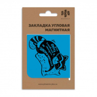 /Закладка для книг магнит. "Спящий Енотик" 60*60мм, угловая,  Феникс+ 50262