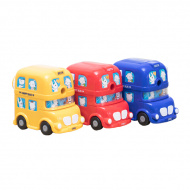 Точилка Deli "BUS" 1 отв., механическая, пластиковая, контейнер, ассорти E0674 Точилка Deli "BUS" 1 отв., механическая, пластиковая, контейнер, ассорти E0674