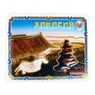Магнит Красноярск "Хакасия. Сундуки" 7*5см, ПВХ 22804