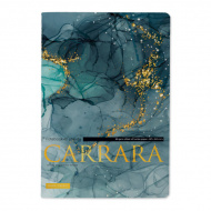 Тетрадь 40л А5 клетка/сшивка "Carrara. Bright" картон, рисунок 7-40-001/183  Bruno Visconti