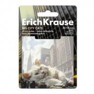 Липкий блок Erich Krause "Коты большого города" 75*75мм, 50л, цветной с рисунком 63183