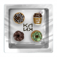 Клипсы для декора Джибитсы "Клик. Coffee" уп*4шт КДДБК402 Listoff Клипсы для декора Джибитсы "Клик. Coffee" уп*4шт КДДБК402 Listoff
