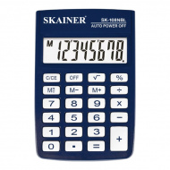 Калькулятор Skainer SK-108NBL (синий) карманный 8р