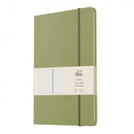 Блокнот А4- 96л "Joy Book. Чай матча" клетка, сшивка, тв.обл., иск.кожа БДБК4964423 Listoff